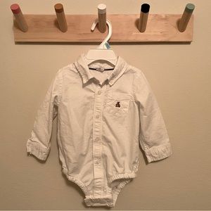 Baby gap 12-18 months white button down shirt